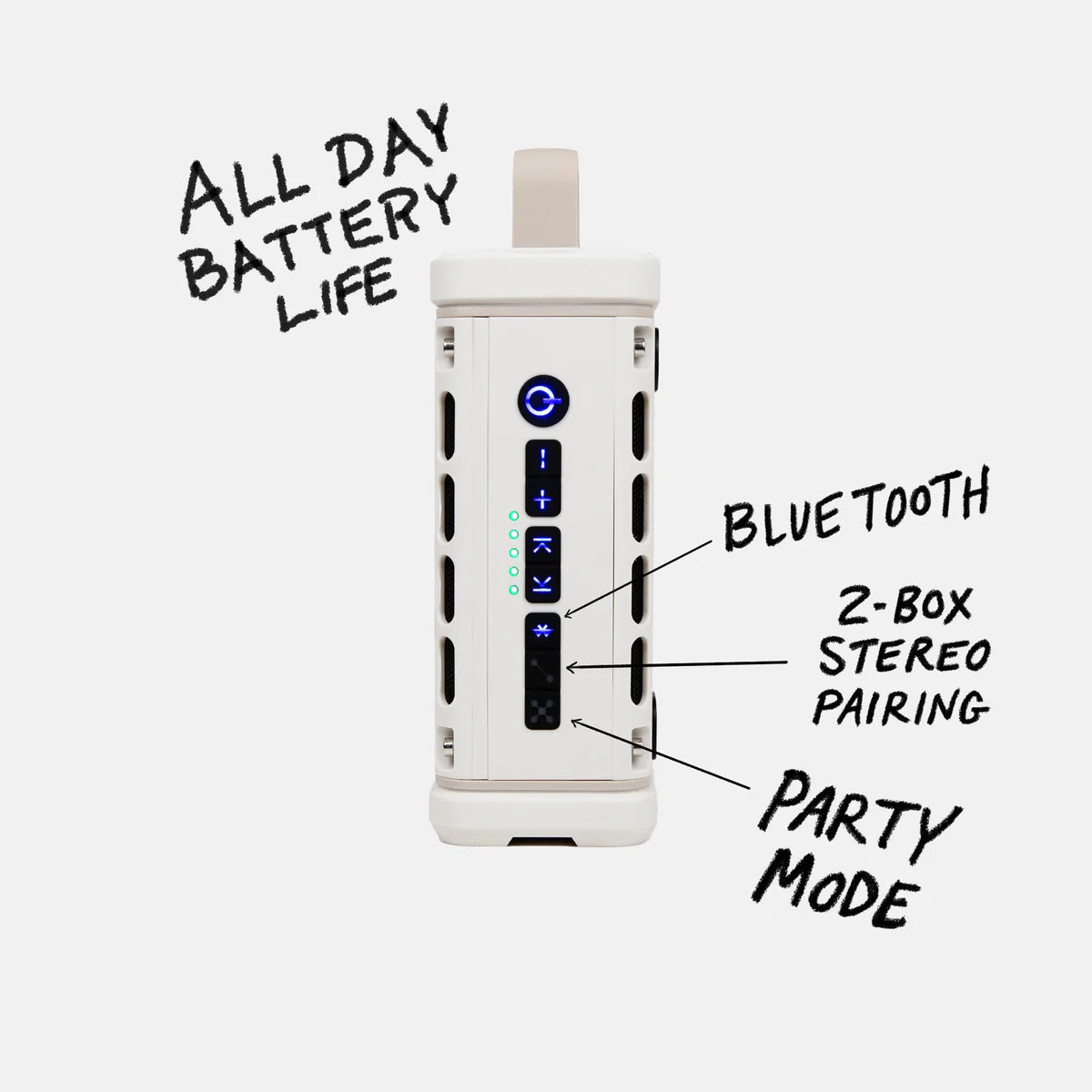 Turtlebox Ranger Waterproof Speaker - Ivory