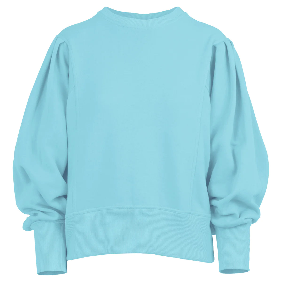 Royce Durga Puffy Sleeve Fleece - Blue Lagoon