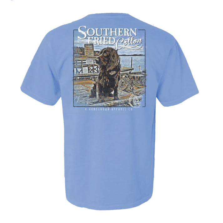 SofriCo. Hank Boykin Tee - Washed Denim