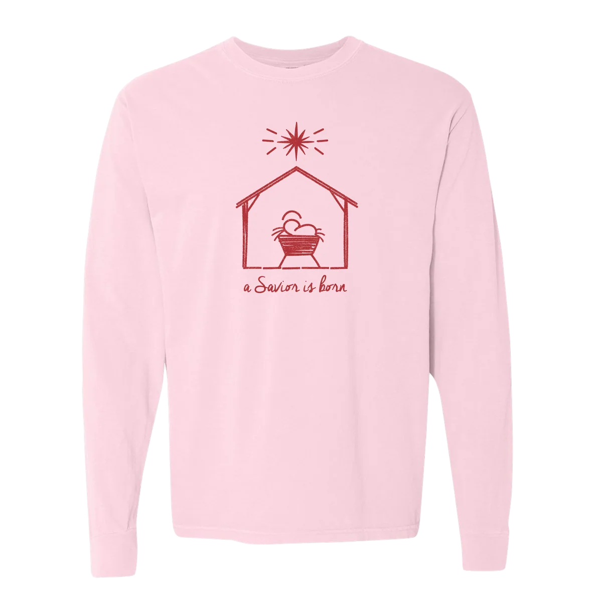 SoFriCo. A Savior is Born Long Sleeve Tee - Blossom