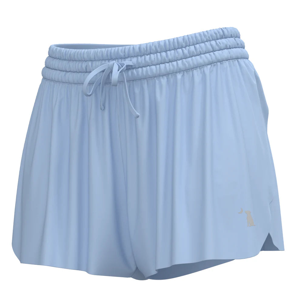 Local Girl Youth Petal Shorts - Periwinkle