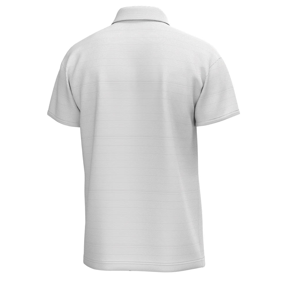 Local Boy Palms Polo - Light Gray/White