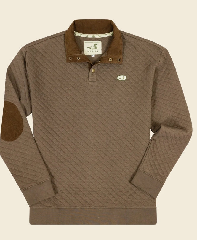 Dixie Decoy Tryon Quilted Henley - Earth