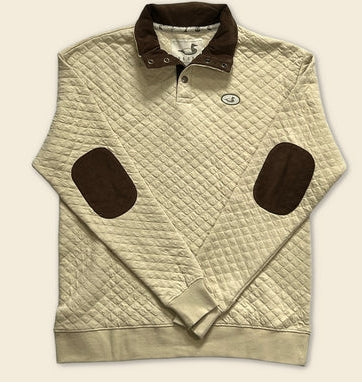 Dixie Decoy Tryon Quilted Henley - Oatmeal