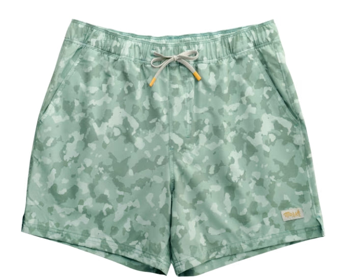 Marsh Wear Fulton Volley 6" Shorts for Men - Trellis Foxhole Camo