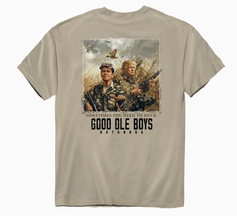 Good Ole Boys Need To Duck Tee - Khaki
