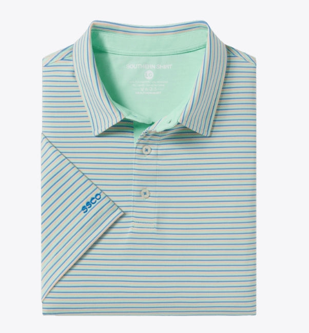 SSCO Crestline Stripe Polo - Tropical Twist