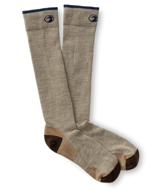 Duck Head Merino Wool Logo Wader Sock - Khaki