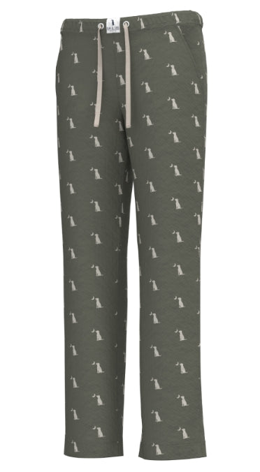 Local Girl Pajama Pants - Olive Dog & Moon