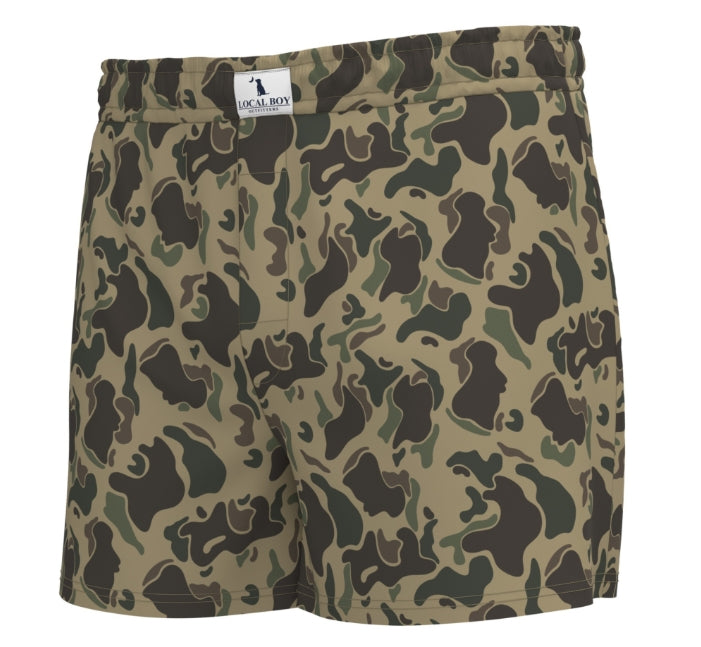 Local Boy Boxer Shorts - Retro Camo