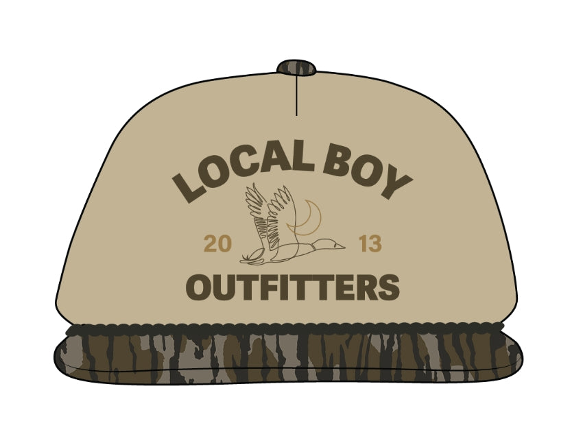 Local Boy Duck Lines Low Profile Rope Hat