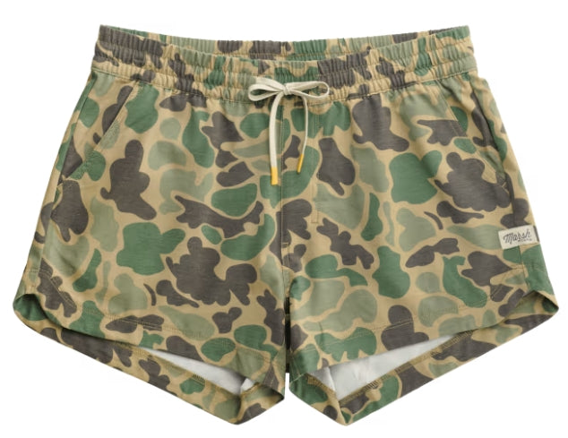 Marsh Wear Fulton Valley Shorts for Ladies - Green Mallard Camo