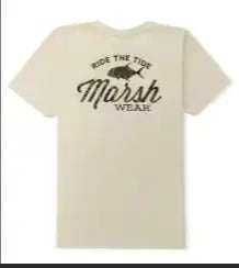 Marsh Wear Youth Tide Rider Tee - Natural Heather