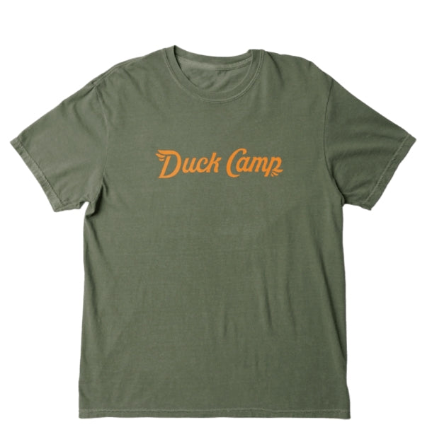 Duck Camp Logo Graphic Tee - Moss