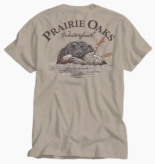 Prairie Oaks Waterfowl Retriever SS Shirt- Hummus