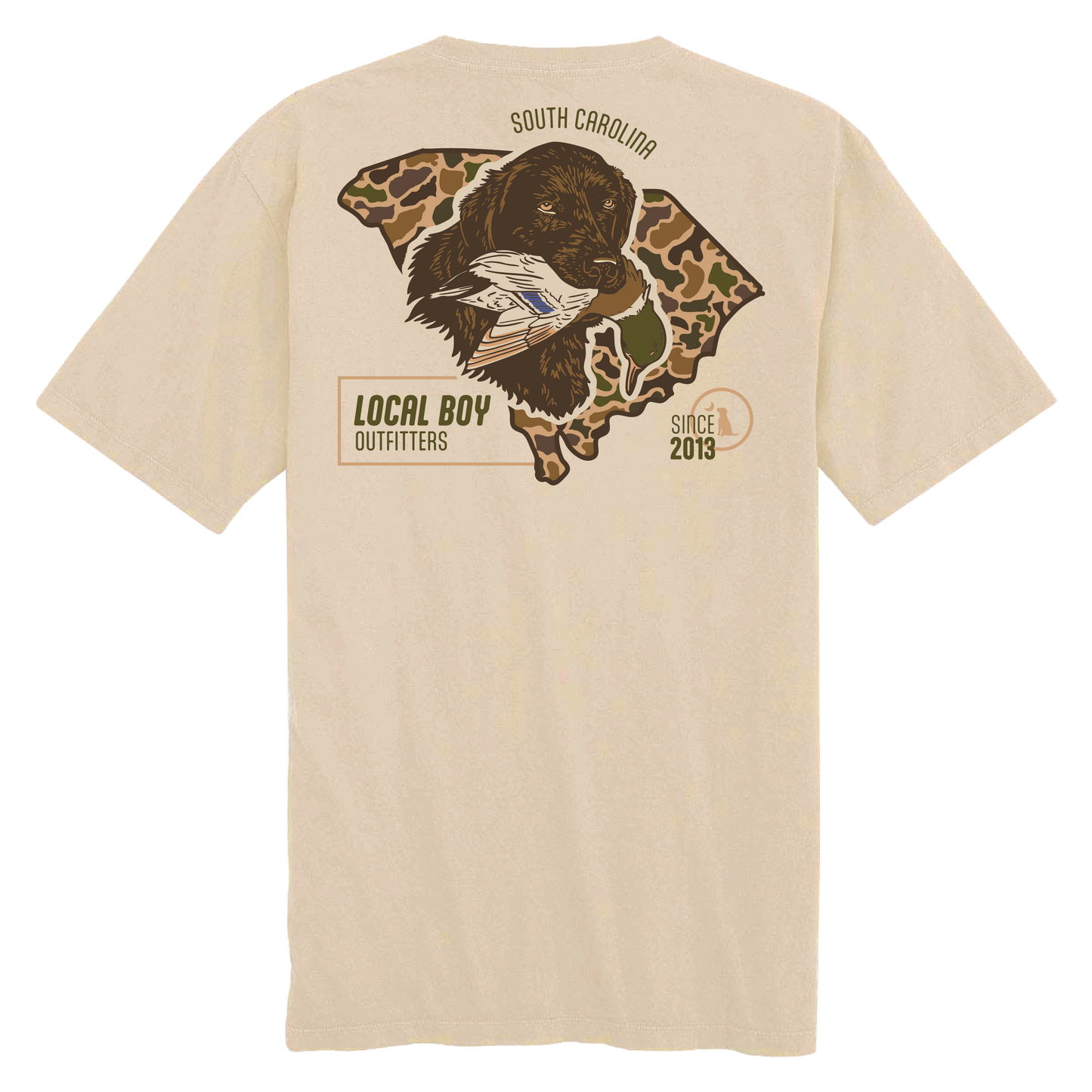 Local Boy Old School Retrieve State SS Tee - Sc