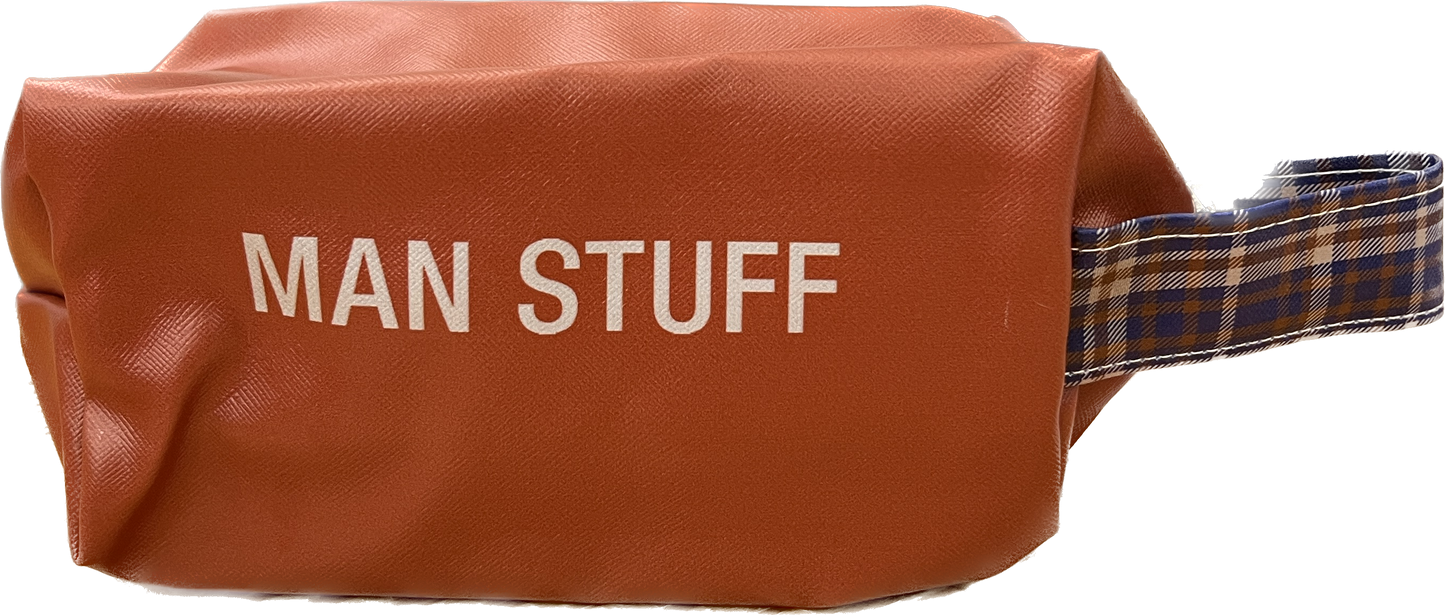 About Face Man Stuff Dopp Bag
