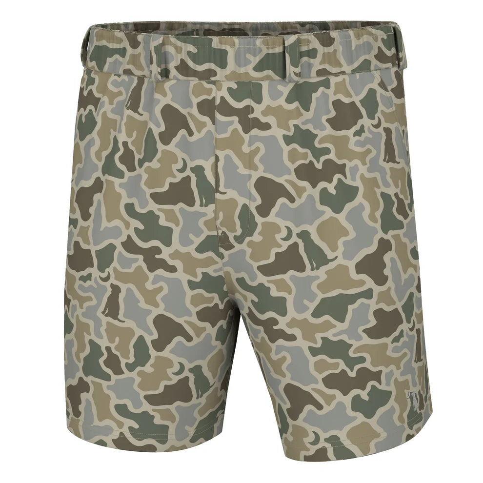 Local Boy Volley Short - Sand Dog and Moon Camo
