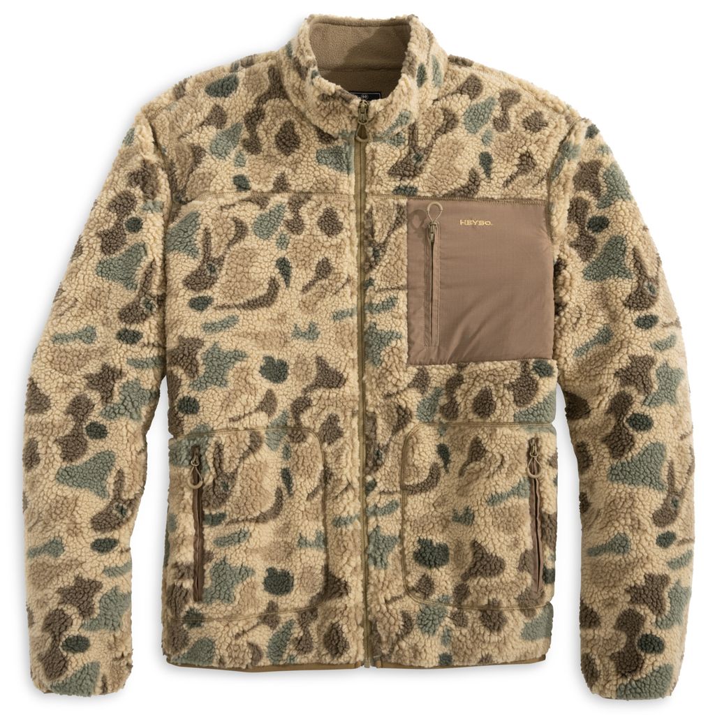 Heybo Flyer Sherpa Jacket - Traditions Camo