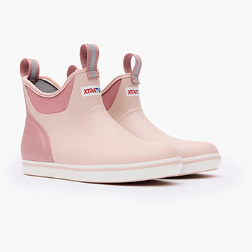 Womens Xtratuf 6in Ankle Deck Boots - Blush Pink