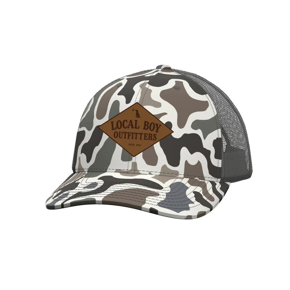 Local Boy Youth Founder's Leather Patch Hat