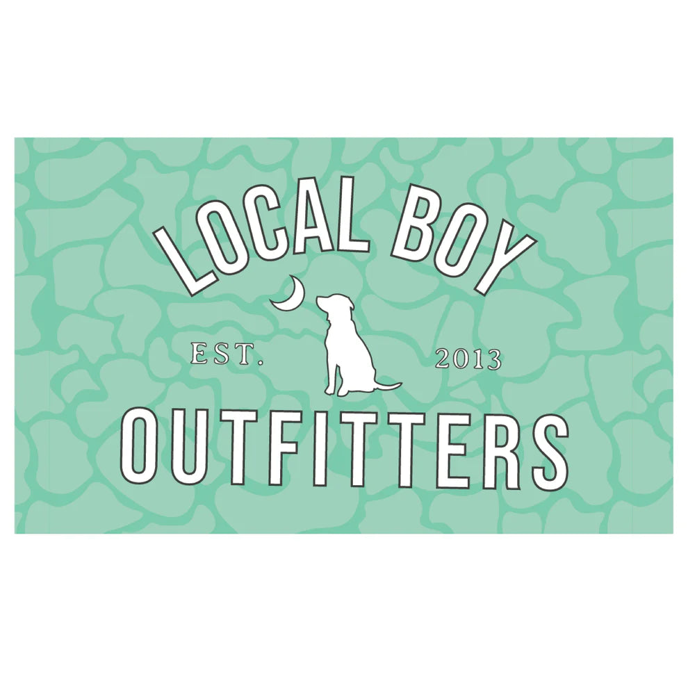 Local Boy Flag - Stoned Aqua