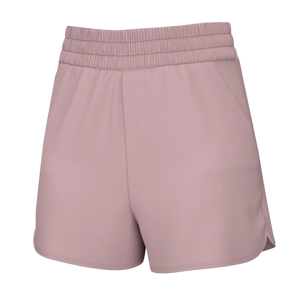 Local Girl High-Waisted Volley Shorts - Blush