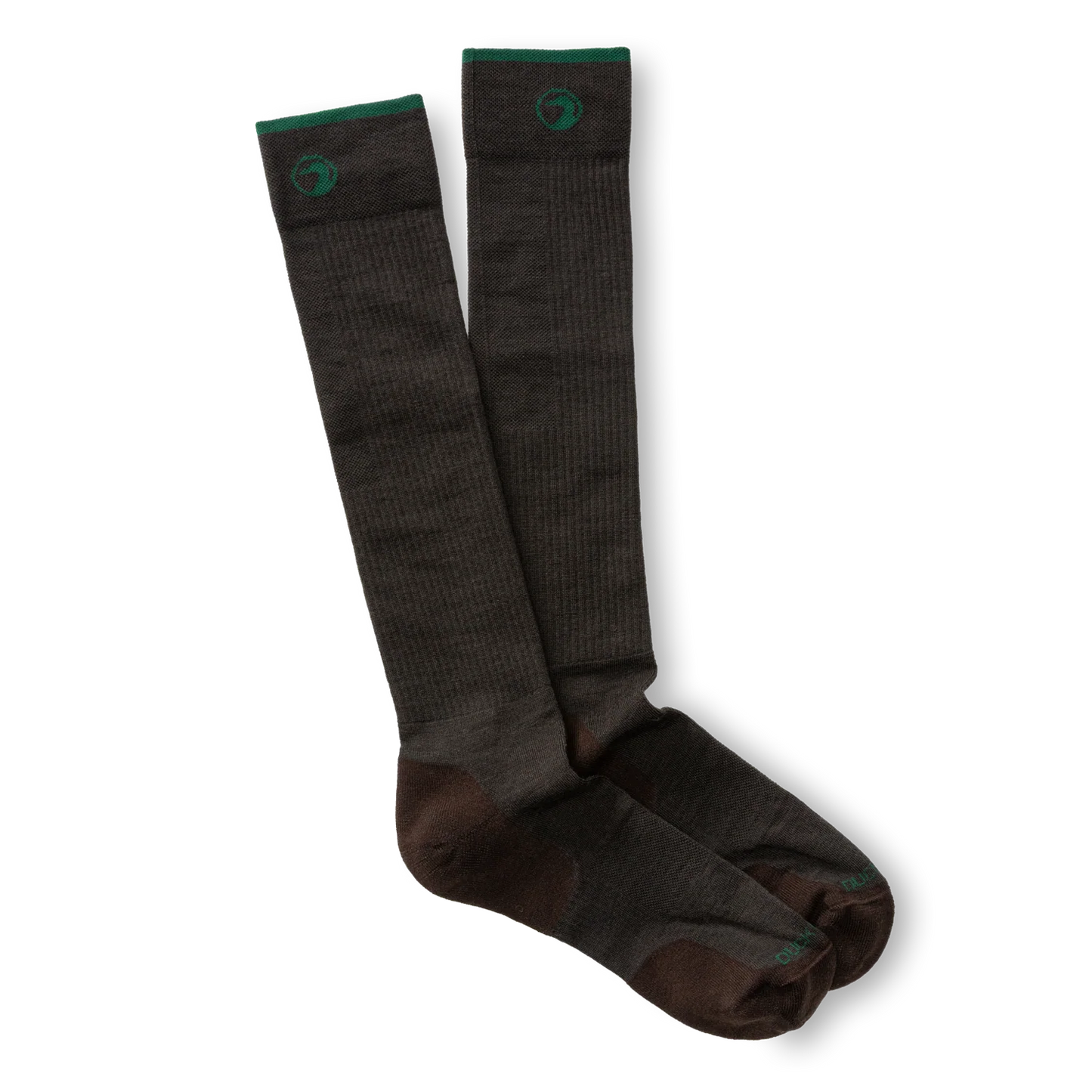 Duck Head Merino Wool Logo Wader Sock - Chocolate Plum