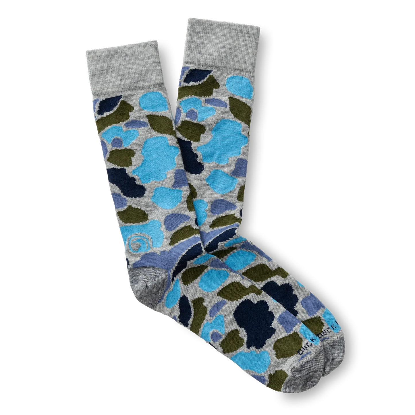Duck Head Camo Sock - Heather Grey