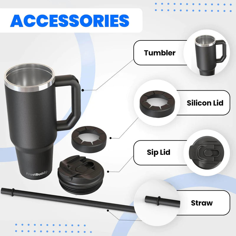 FB Thicc Buddy 40oz Tumbler  - Copper Leopard