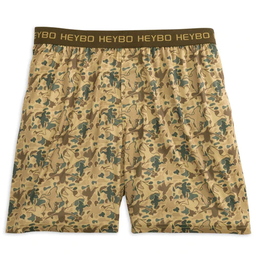Heybo Old School Ducks Performance Boxers- Old School Camo