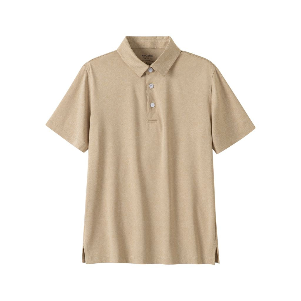 Meripex Performance Polo Khaki Heather