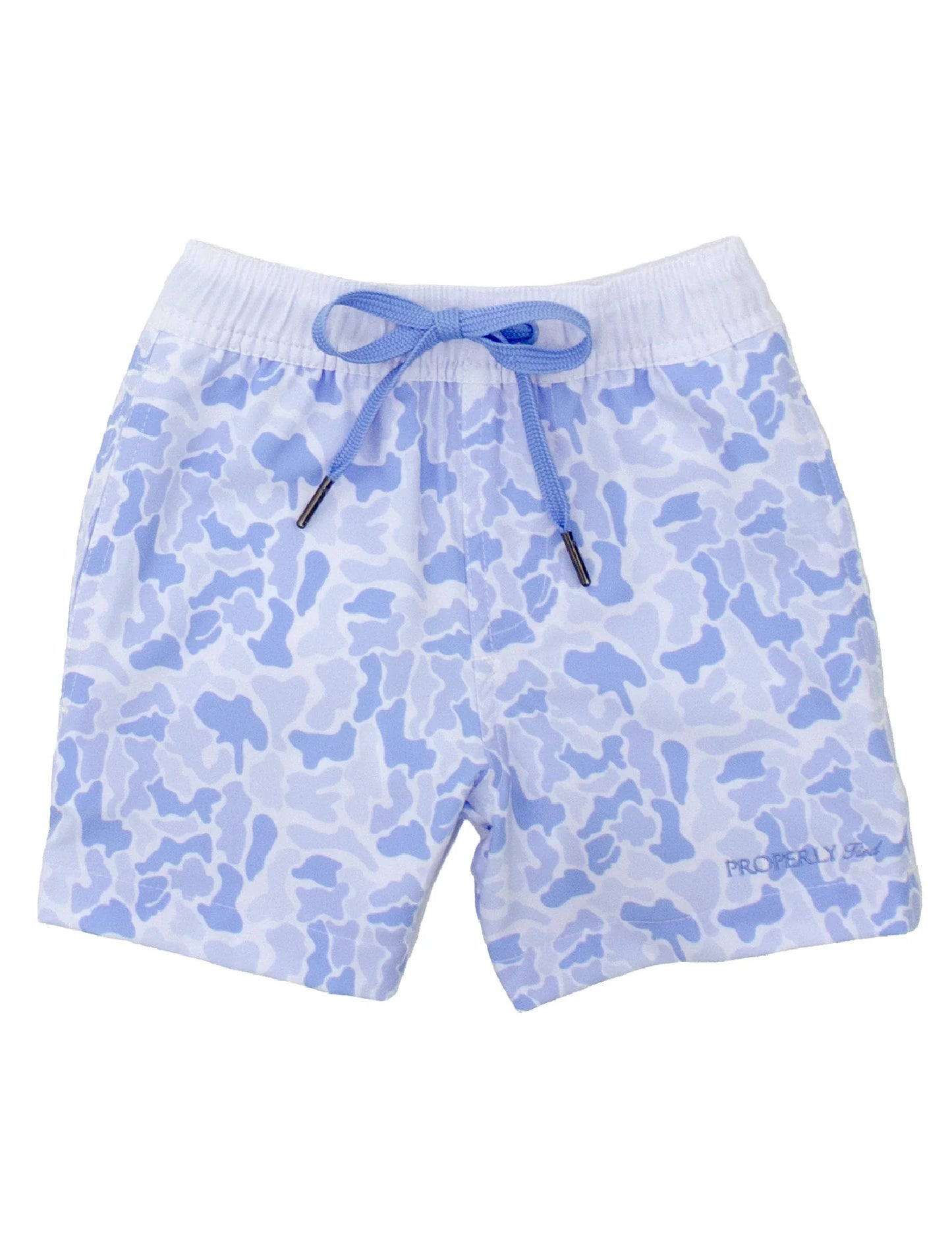 Properly Tied Boys Riviera Swim Trunk - River Camo