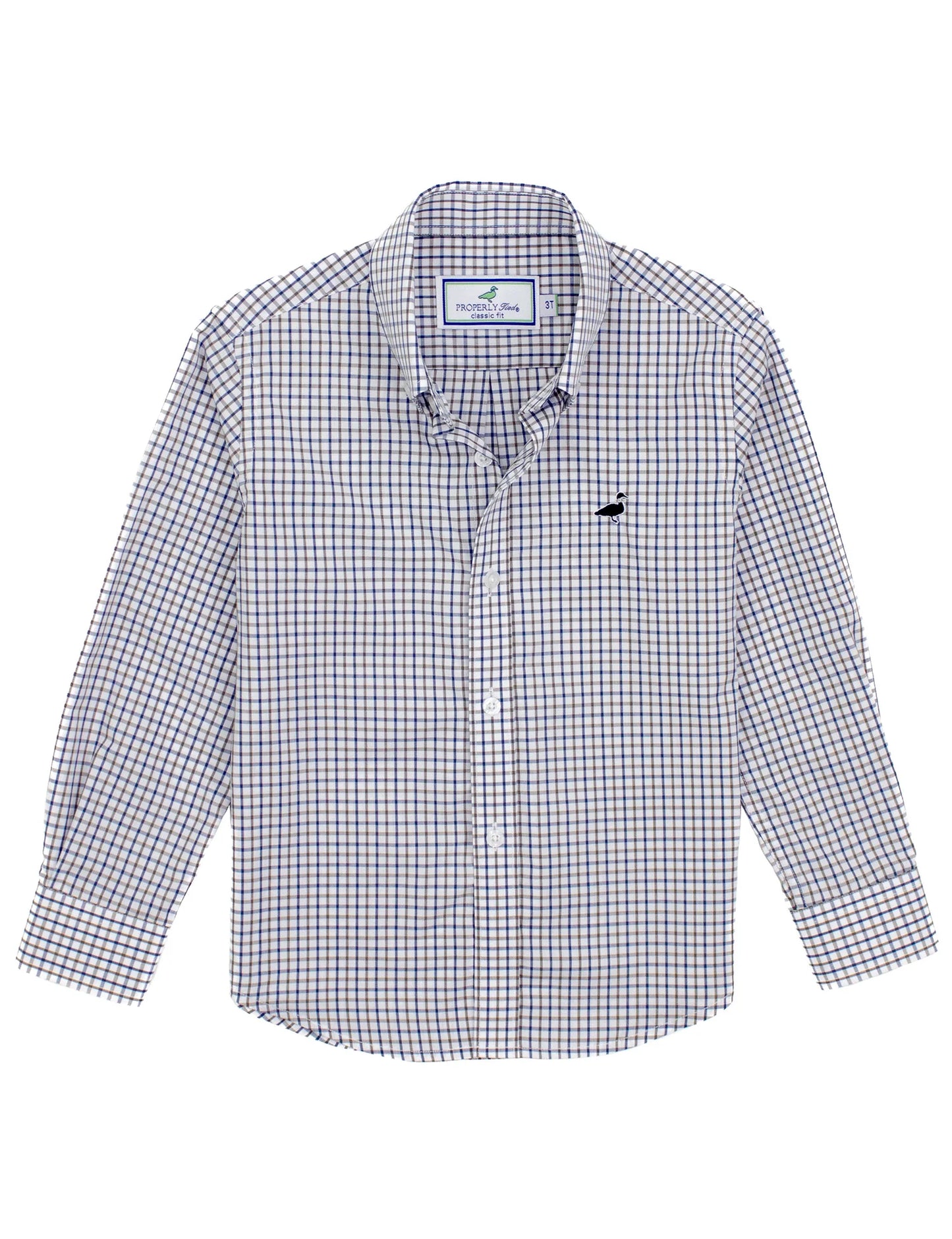 Properly Tied Boys Seasonal Sportshirt Carolina