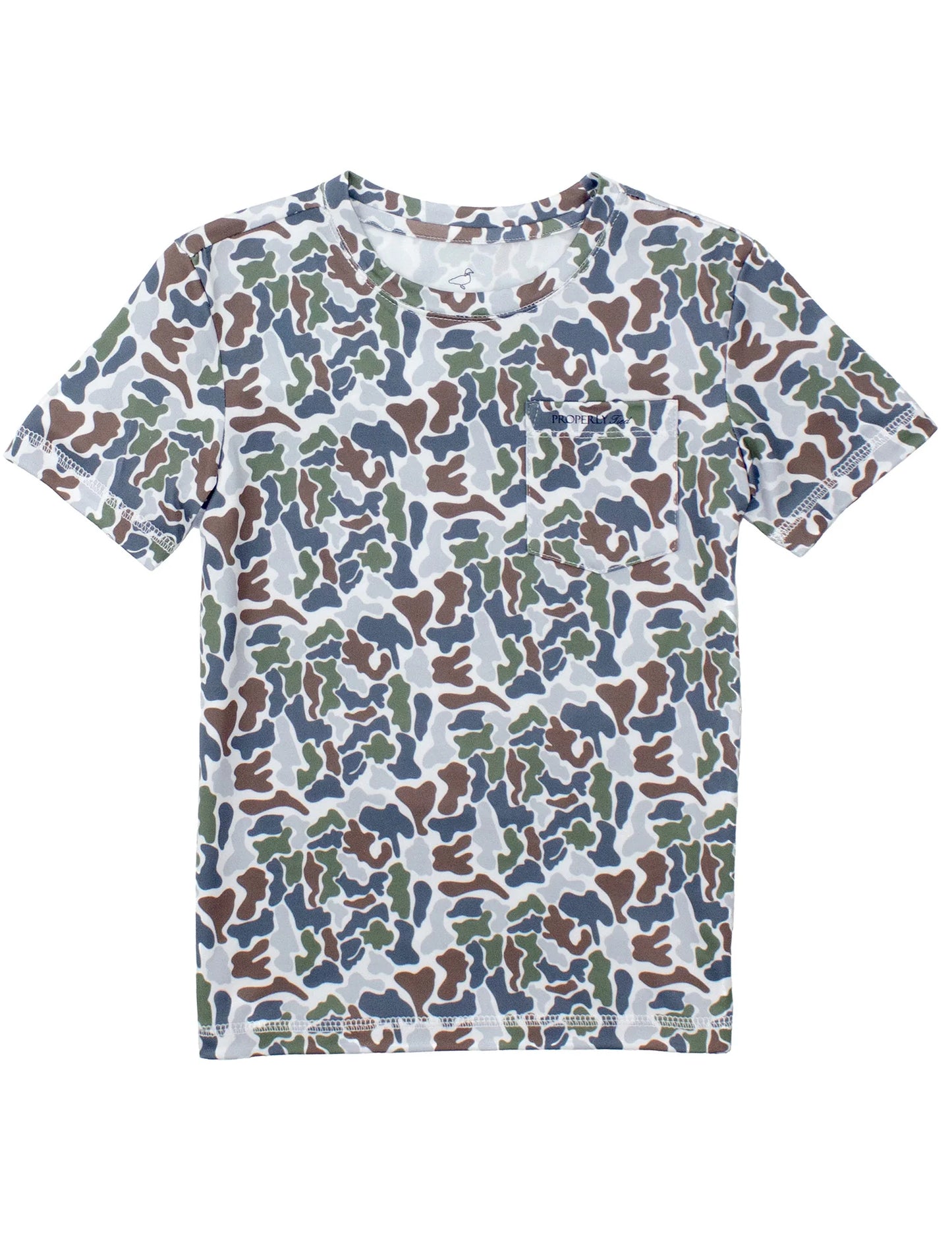 Properly Tied Boys Ravine Pocket Tee SS - Terra Camo