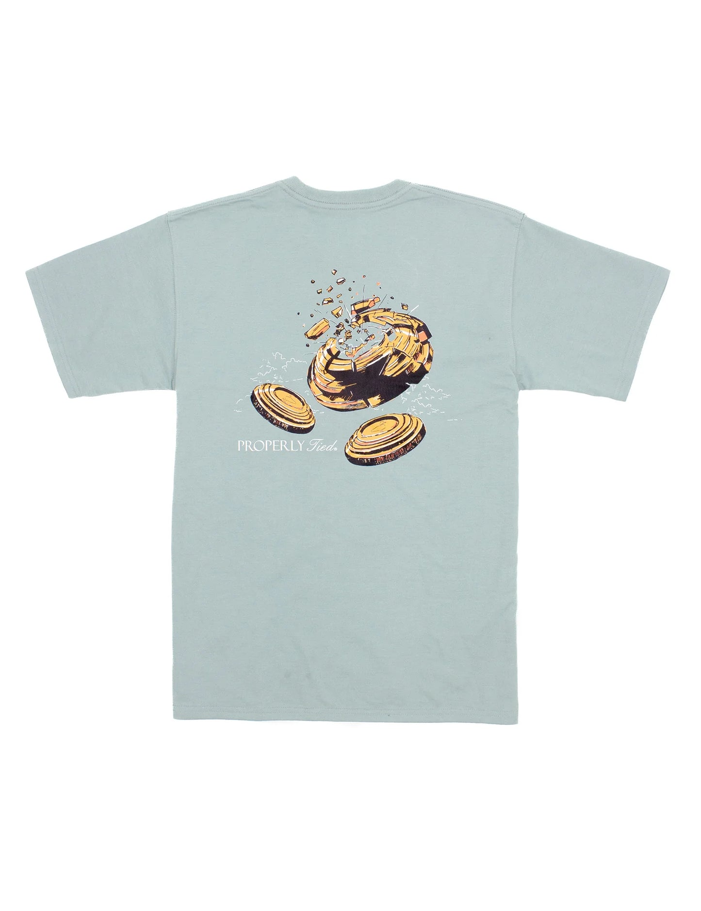 Properly Tied Clay Shoot SS Tee Fog