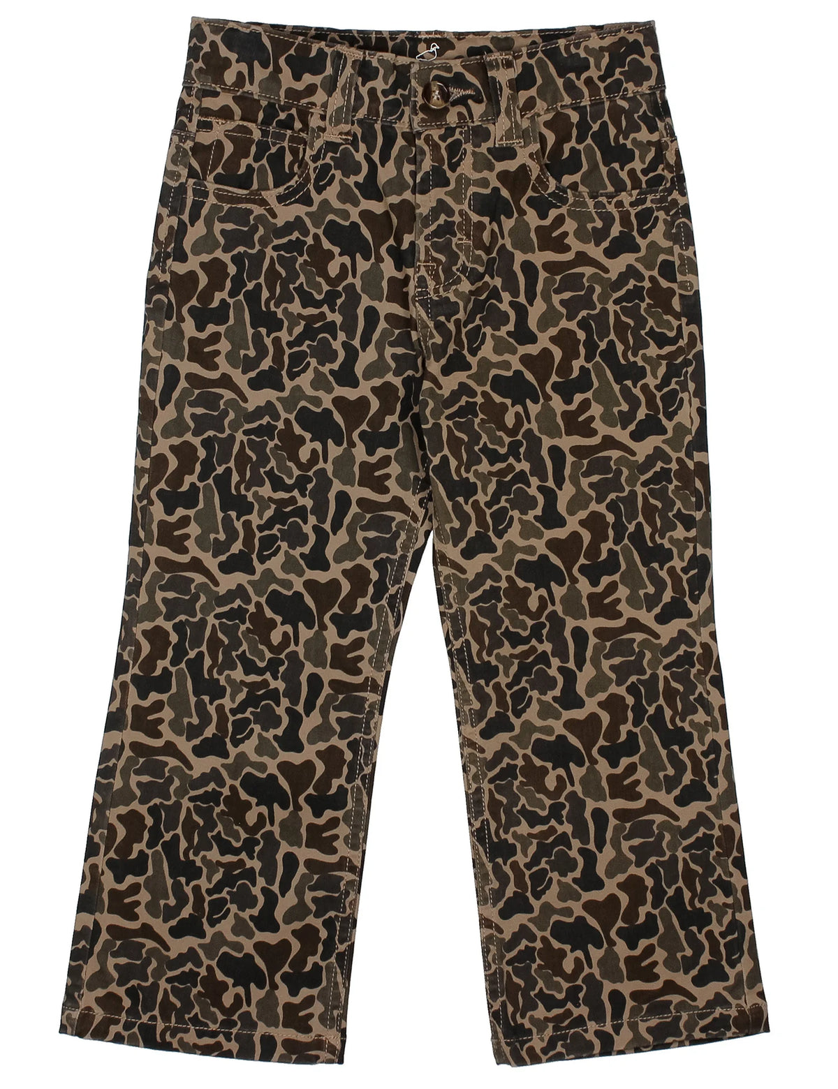 Properly Tied Boys Harvest Work Pant Vintage Camo