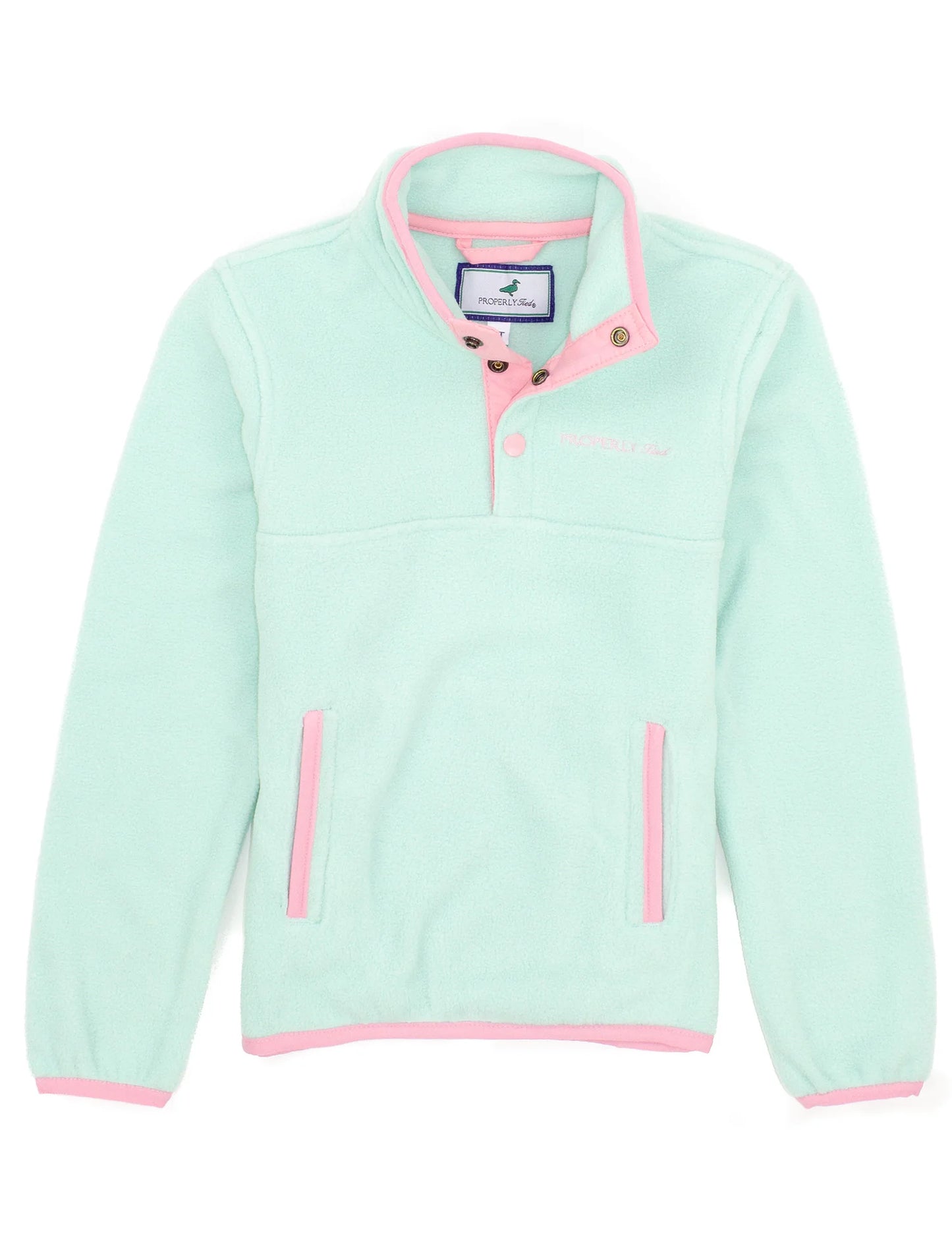 Properly Tied Girls Luna Pullover Beach Glass