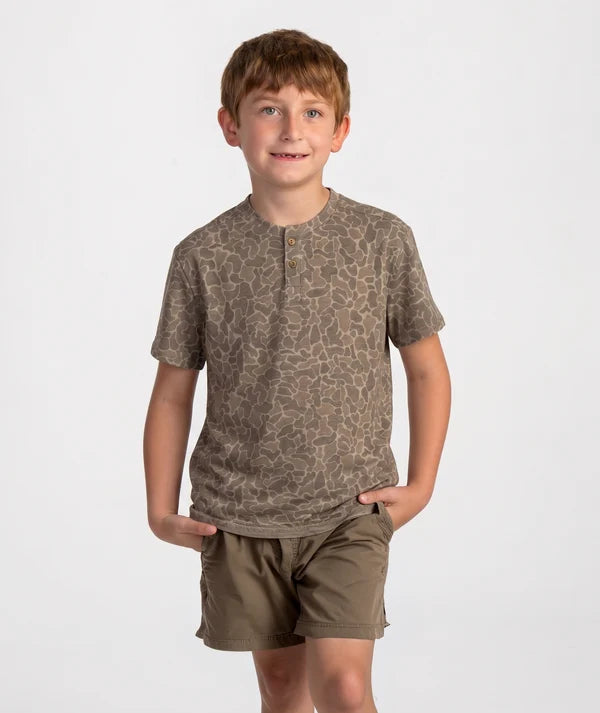 SSCO Boys Max Comfort Henley SS - Ranger
