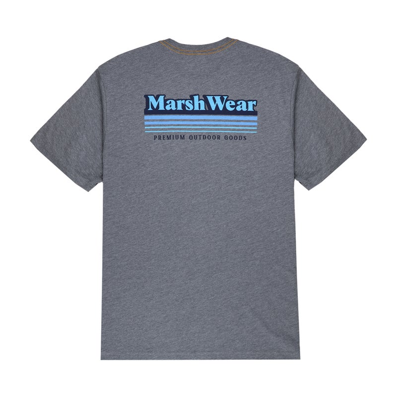 Marsh Wear Gradient Tee -Steel Heather