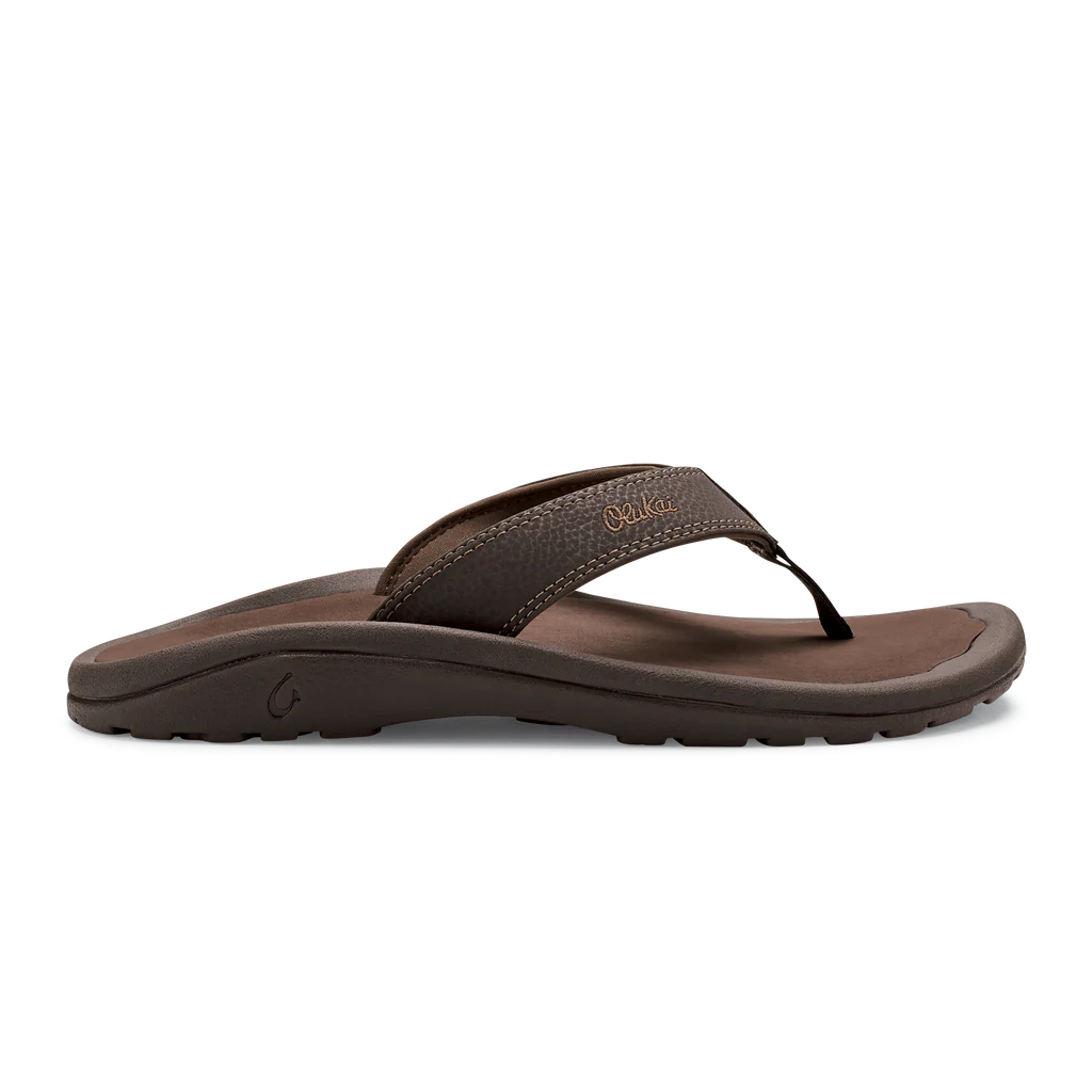 Olukai Men's 'Ohana- Dark Java/Ray