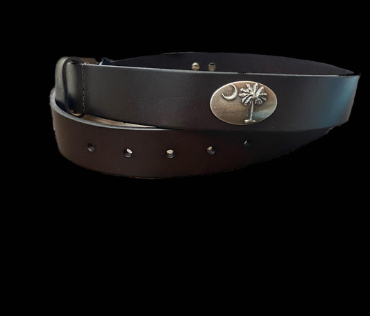 Zep-Pro Palmetto Tree Leather Belt