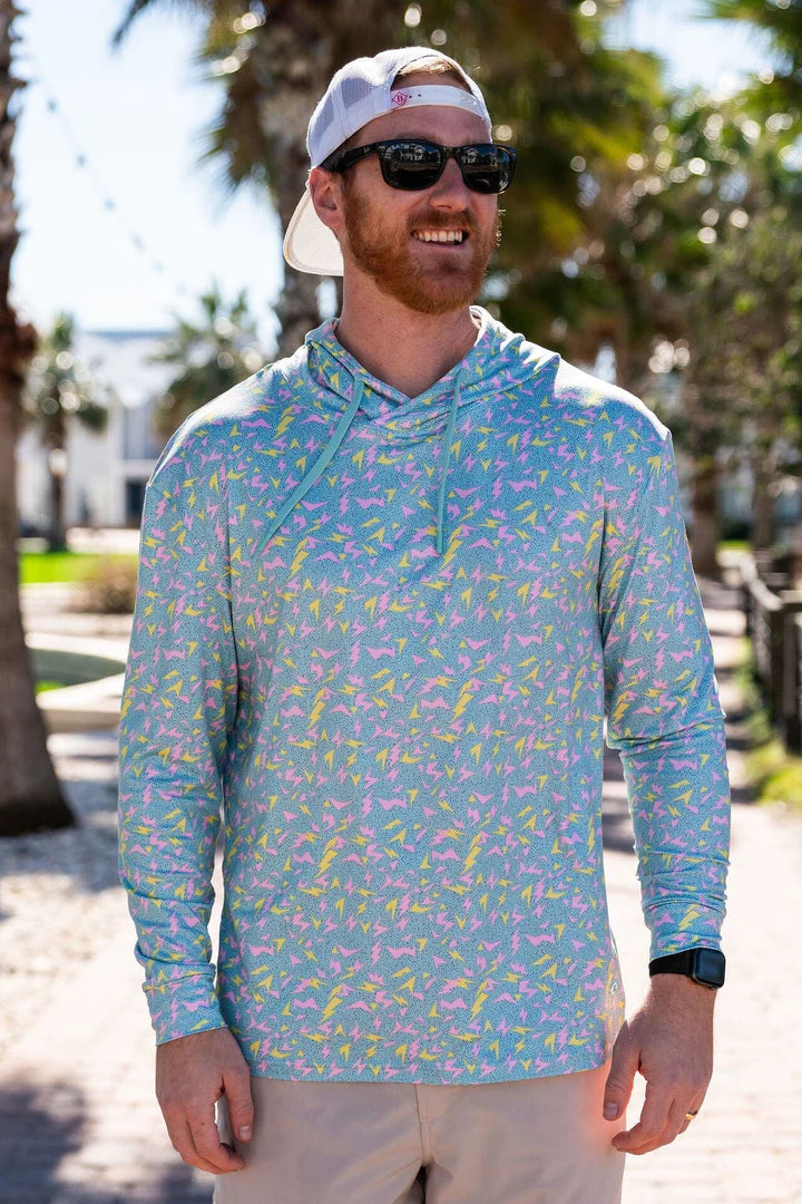 Burlebo Performance Hoodie - Electric Storm