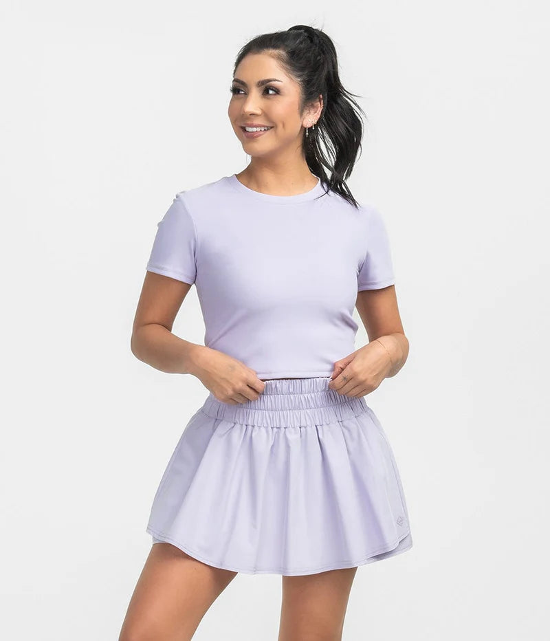 SSCO Cropped Performance Tee - Orchid Petal