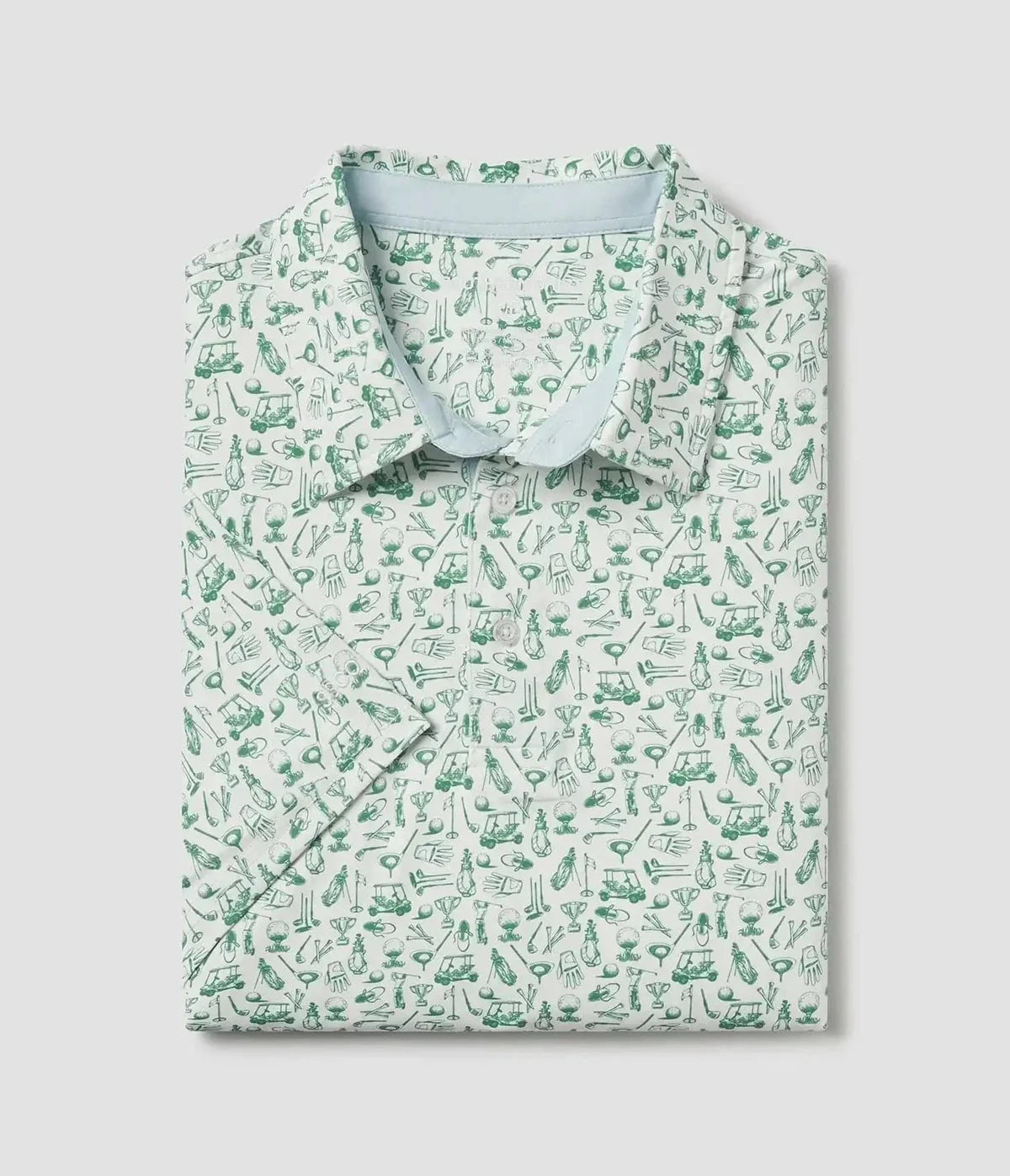 SSCO Tapped In Printed Polo - Meadow
