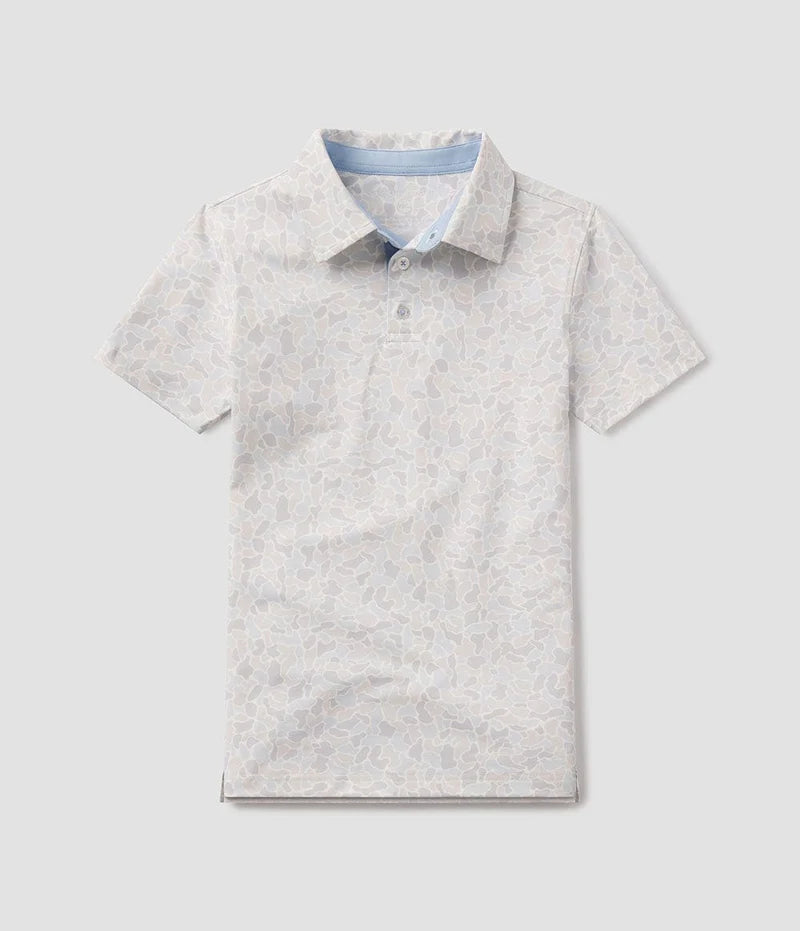 SSCO Youth Hunters Hideaway Printed Polo - River Rock