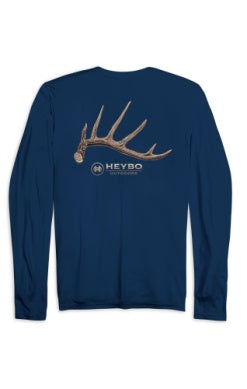 Heybo Youth Shed L/S Tshirt - Navy