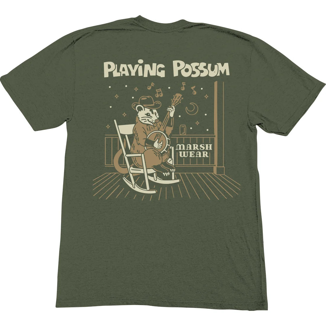 Marsh Wear Playin' Possum Tee - Grape Leaf
