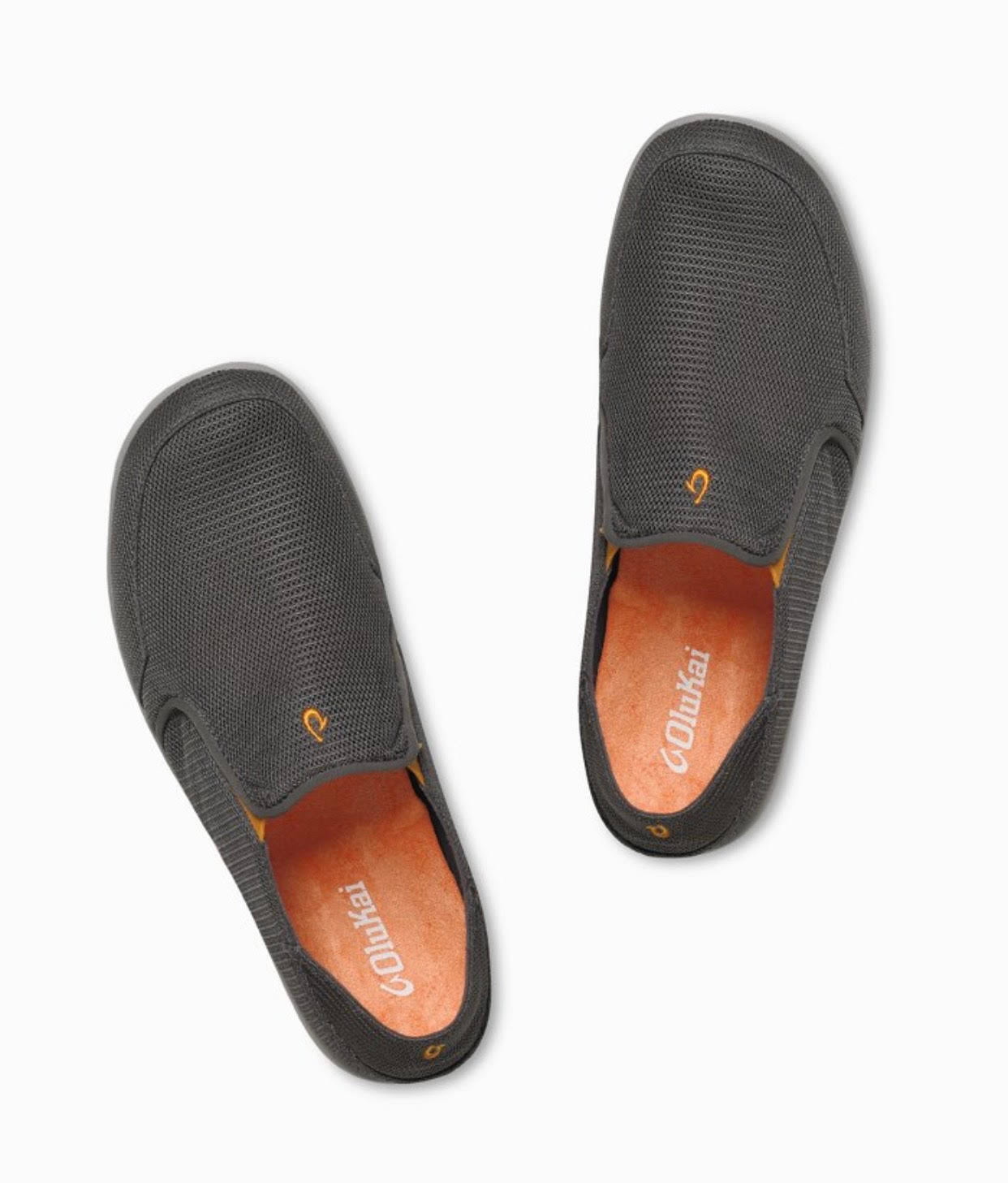 Olukai Nohea Mesh Slip On - Dark Shadow