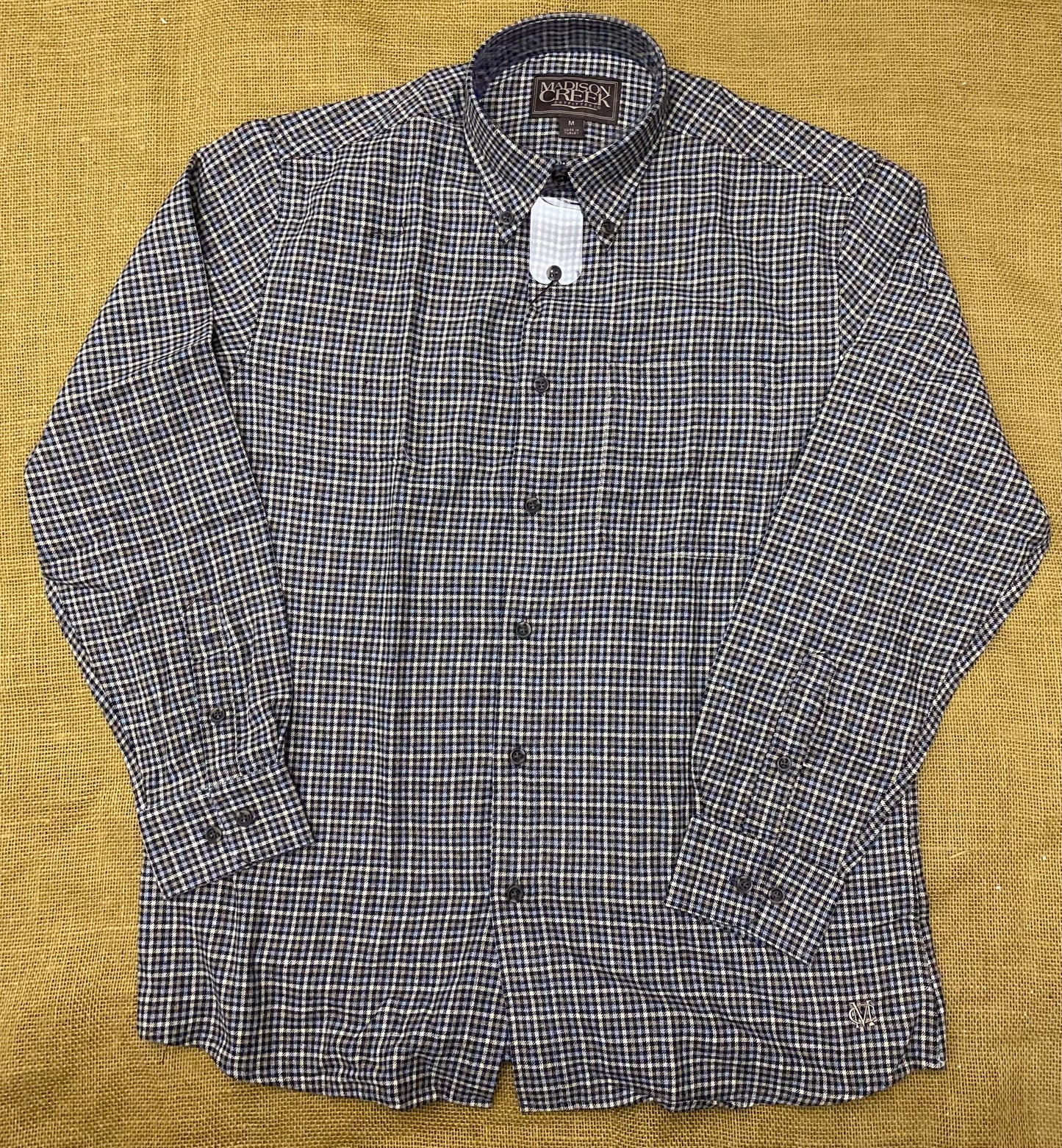 Madison Creek Outfitters Branch Shirt - Brown & Beige Check